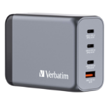 Verbatim GNC-240 GaN Charger 240W with 1 x USB-C 140W /1 x USB-C 100W / 1 x USB-C 65W / 1 x USB-A QC 3.0 (EU/UK/US)
