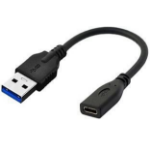 Microconnect USB3.0ACF02 USB cable 0.2 m USB 3.2 Gen 1 (3.1 Gen 1) USB A USB C Black  Chert Nigeria