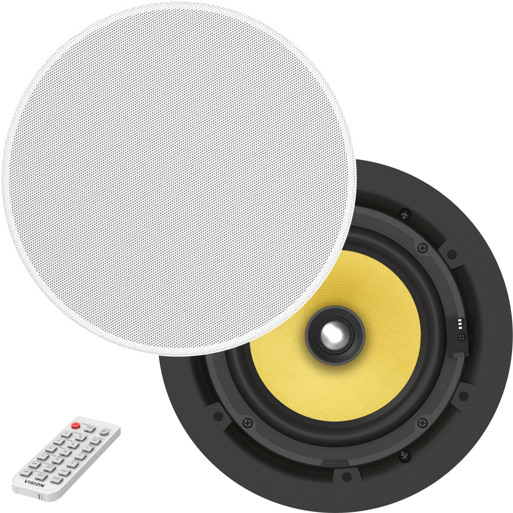 Photos - Car Speakers Vision CS-1900P car speaker 2-way Round 2 pc(s) 