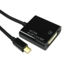 Cables Direct mini DP - DVI 15cm 0.15 m Mini DisplayPort DVI-D Black