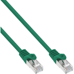InLine Patch Cable SF/UTP Cat.5e green 15m