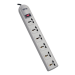 Tripp Lite SUPER6OMNIB surge protector White 6 AC outlet(s) 220-250 V 70.9" (1.8 m)