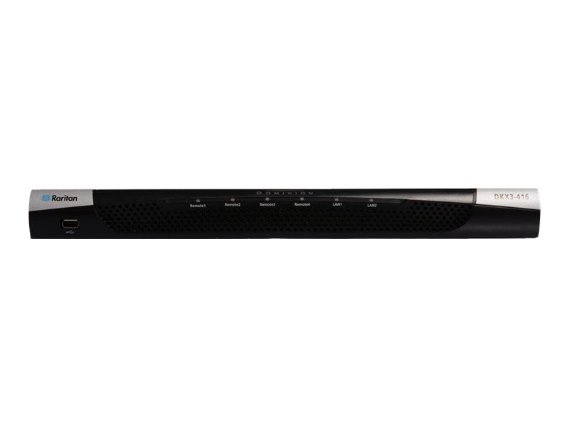 Raritan 16-port KVM-over-IP switch. 8 remote users. DVI local port. v
