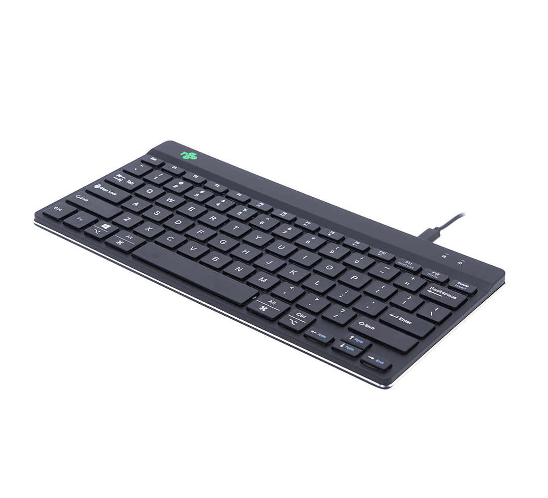 Image of R-Go Tools Compact Break RGOCOITWDBL keyboard USB QWERTY Italian Black