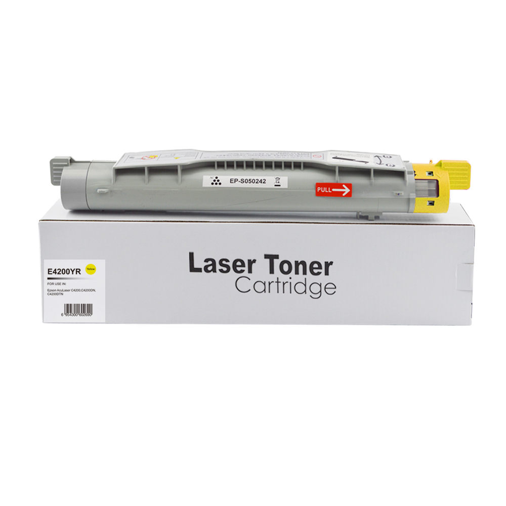 Image of CTS Wholesale Remanufactured Epson C4200 Yellow Toner SO50242