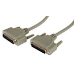 Cables Direct SL-105 serial cable Beige 5 m 25-p M