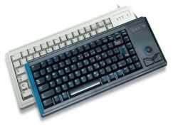 Image of CHERRY Slim Line Compact-Keyboard G84-4400 - Keyboard - 83 keys - Gray