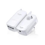 TP-LINK AV1200 1200Mbit/s Ethernet LAN Wi-Fi White 2pc(s) PowerLine network adapter