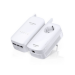 TP-LINK AV1200 1200Mbit/s Ethernet LAN Wi-Fi White 2pc(s) PowerLine network adapter
