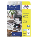 Avery 3424-10 self-adhesive label Rectangle Permanent White 120 pc(s)
