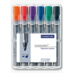 Staedtler 356 B WP6 marker 6 pc(s) Blue, Green, Orange, Red, Violet