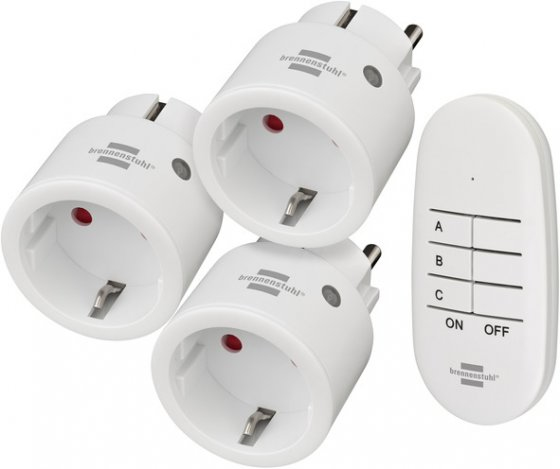 Image of Brennenstuhl 1507070 power plug adapter White