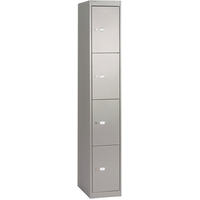 Bisley 4 Door Locker Goose Grey