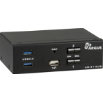 Inter-Tech AS-21HUS KVM switch Black