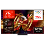 TCL C8L 75C8L-UK TV 190.5 cm (75") 4K Ultra HD Smart TV Wi-Fi Black 5500 cd/m²