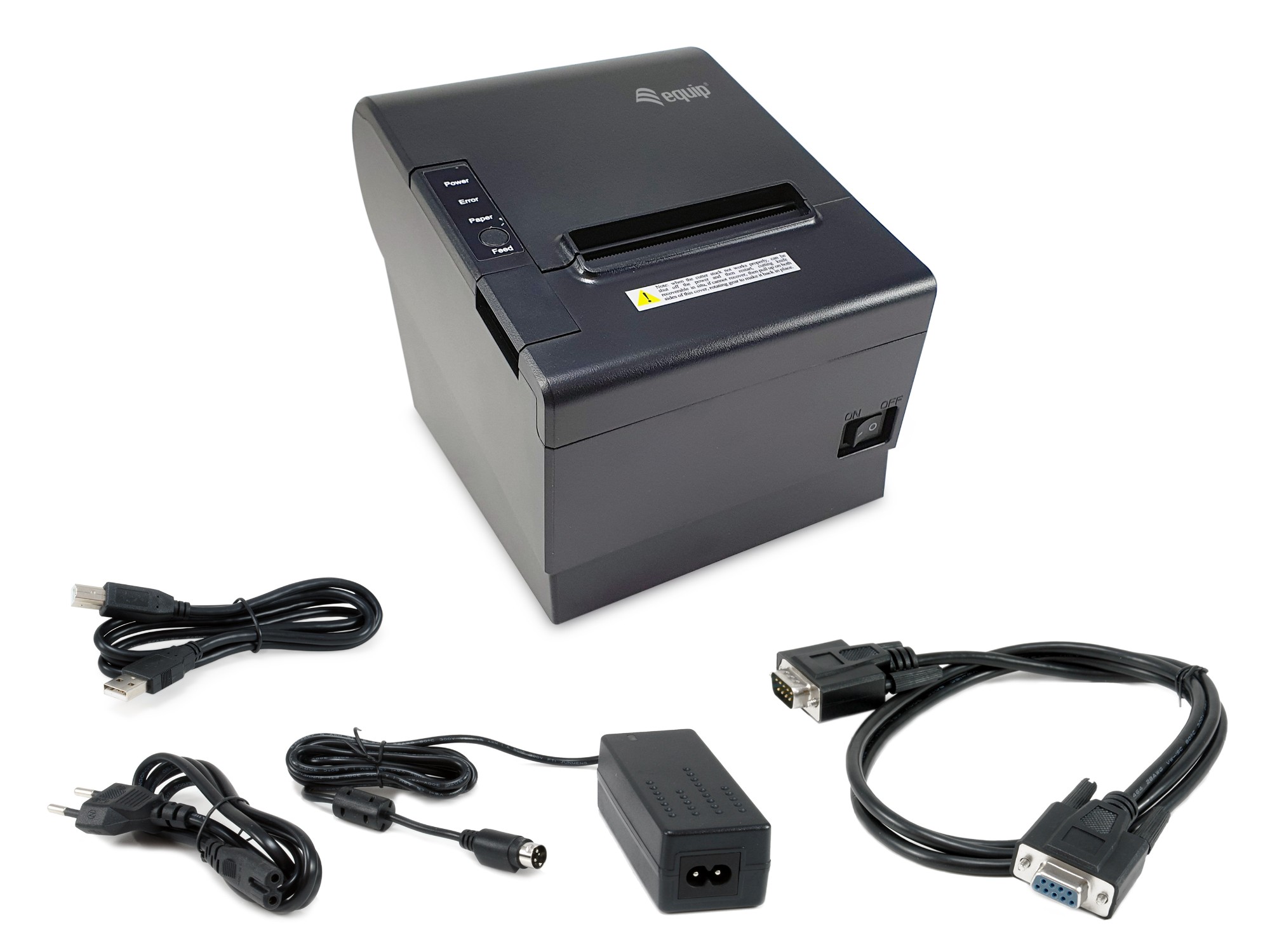 Equip 58/80mm Thermal POS Receipt Printer with Auto Cutter, USB ...