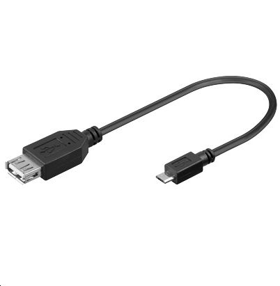Microconnect Black Usbabmicro2 Usb Cable Usb 2.0 0.2 M Usb A Micro-Usb B Bla