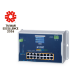 PLANET Industrial L2+ 16-Port 10/100/1000T 802.3bt PoE + 4-Port 10G SFP+ Wall-mount Managed Ethernet Switch with LCD Touch Screen L2/L2+ Gigabit Ethernet (10/100/1000) Power over Ethernet (PoE)