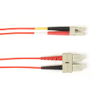Black Box FOCMP62-030M-SCLC-RD InfiniBand/fibre optic cable 30 m 2x SC 2x LC OFNP OM1 Rood