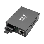 Tripp Lite N785-INT-SC Gigabit Multimode Fiber to Ethernet Media Converter, 10/100/1000 SC, International Power Supply, 1310 nm, 2,000 m (6,561 ft.)