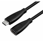 JLC Type C (Male) to Type C (Female) Cable 2M - Black