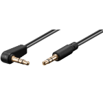 Microconnect AUDLL05A audio cable 0.5 m 3.5mm Black