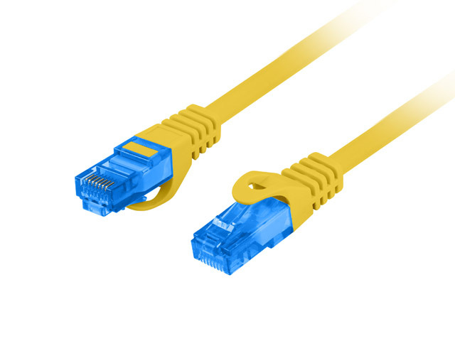 Lanberg PCF6A-10CC-0300-Y networking cable Yellow 3 m Cat6a S/FTP (S-STP)