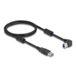 DeLOCK USB 5 Gbps Cable Type-A male to Type-B male 90° right angled 1 m