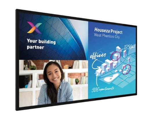 Philips 86BDL8051C/00 Signage Display 2.18 m (86") 350 cd/m² 4K Ultra HD Black Touchscreen Android 9.0
