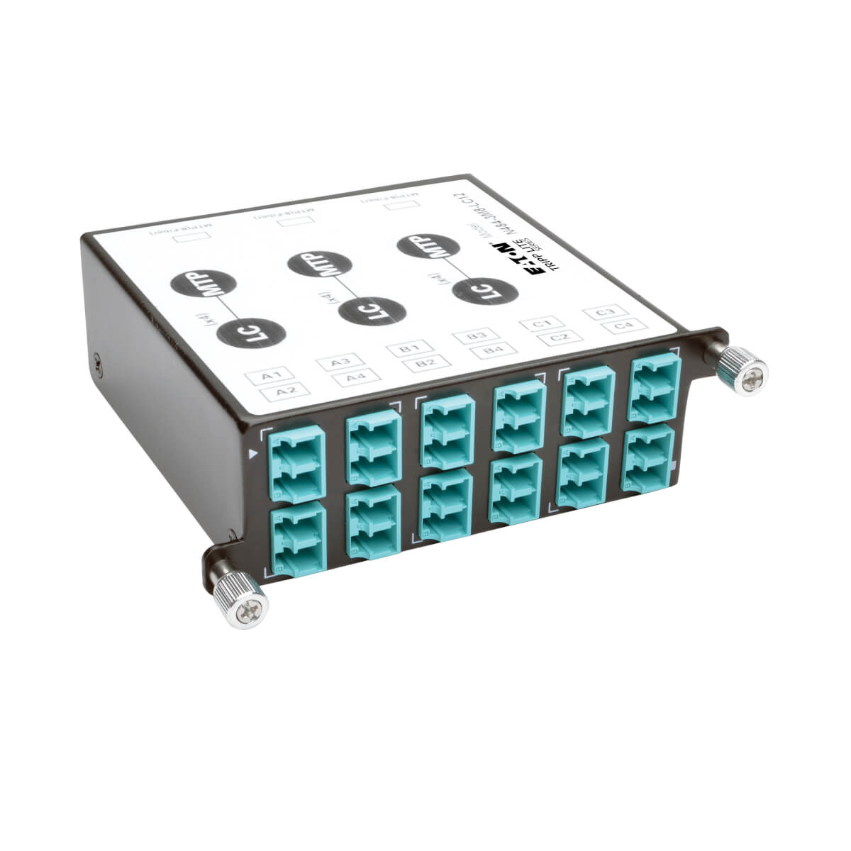 Tripp Lite N484-3M8-LC12 40/100Gb Breakout Cassette. 40Gb to 4 x 10Gb.
