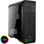 Aerocool Aero 500 Black RGB Mid-Tower Gaming Case With Window