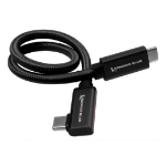 Kondor Blue KB-USBC-RA12-BK USB cable USB 3.2 Gen 2 (3.1 Gen 2) 0.305 m Black