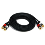 Monoprice 2864 audio cable 70.9" (1.8 m) 2 x RCA Black