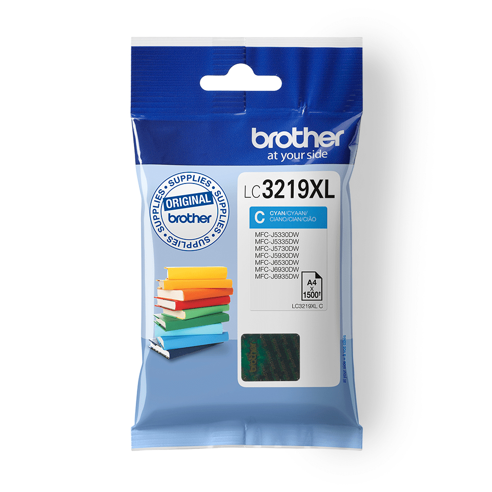 Image of Brother LC-3219XLC Ink cartridge cyan, 1.5K pages ISO/IEC 24711...