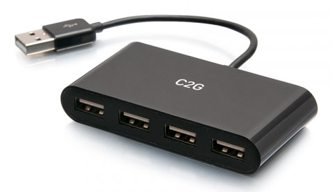 C2g 4-Port Usb-A Hub