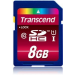 Transcend SD Card SDXC/SDHC Class 10 UHS-I 8GB