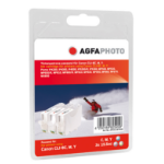 AgfaPhoto APCCLI8TRID inktcartridge 3 stuk(s) Cyaan, Magenta, Geel
