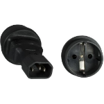 Microconnect PE14CEEAD power plug adapter C14 Type F Black