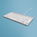 R-Go Tools Ergonomic keyboard R-Go Compact Break, compact keyboard with break software, QWERTZ (CH), wired, white