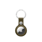 Apple AirTag FineWoven Key Ring – Dark Olive