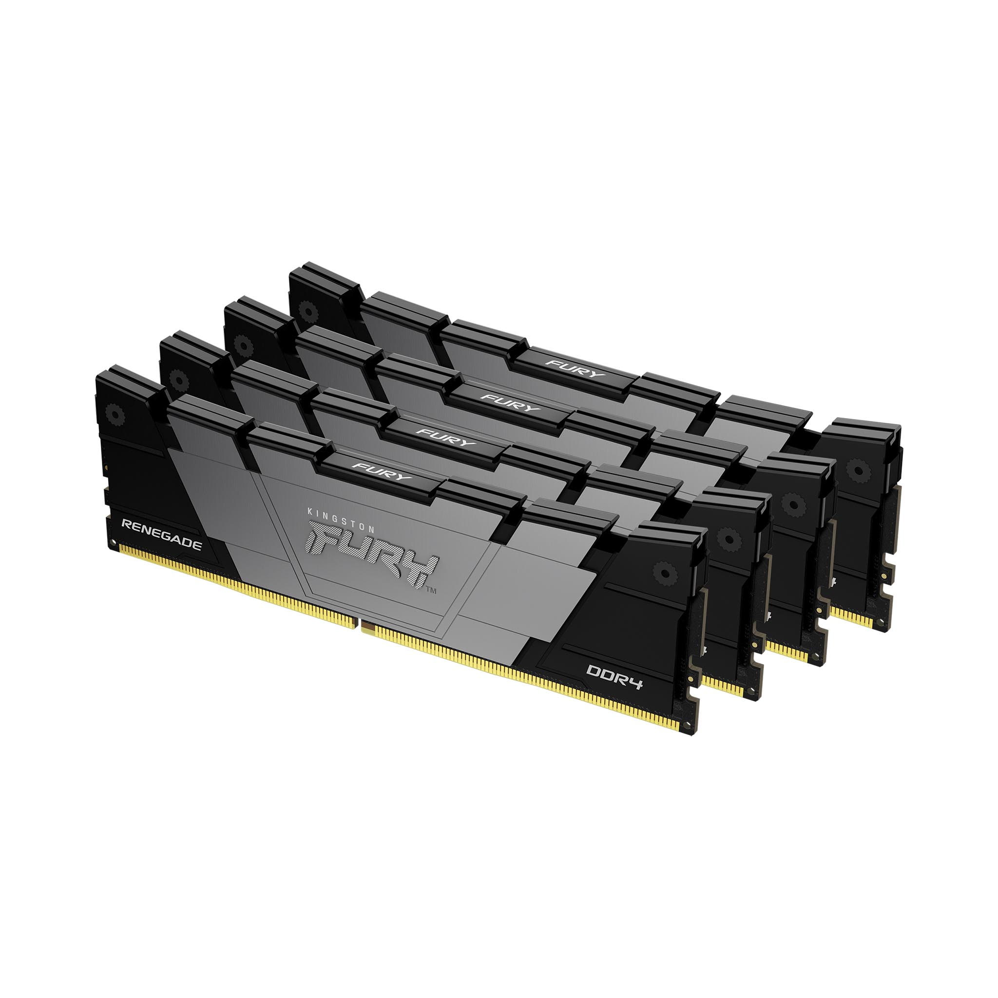 Image of Kingston Technology FURY 64GB 3600MT/s DDR4 CL16 DIMM (Kit of 4)...