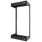 StarTech.com Rack Réseau Mural 21U à 2 Montants, Rack Serveur 19" à Cadre Ouvert avec Profondeur Ajustable, Rack de Données Mural pour IT/AV/Panneau de Patch/ Equipement IT - Écrous et Vis de Fixation Inclus