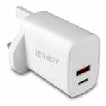 Lindy 20W USB Type A and C Charger