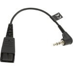 Jabra 8734-749 audio cable 0.15 m QD 3.5mm Black
