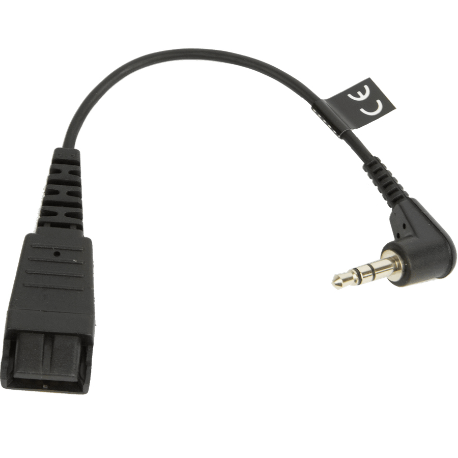 Image of Jabra 8734-749 audio cable 0.15 m QD 3.5mm Black