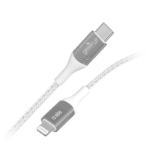 SBS GRECABLELIGTC12BW lightning cable 1.2 m Silver, White