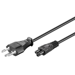 Microconnect PE160850 power cable Black 5 m Power plug type J C5 coupler