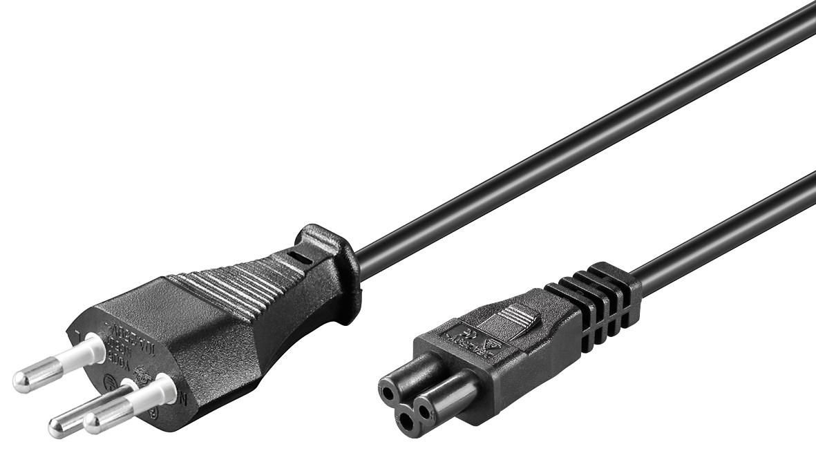 Microconnect Black Pe160818 Power Cable 1.8 M Power Plug Type J C5 Cou