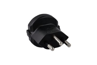 Kabelmeister SKA-6002PS cable gender changer Swiss mains plug type J Black