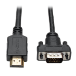 Tripp Lite P566-003-VGA video cable adapter 35.4" (0.9 m) HDMI HD15, MICRO-USB B Black